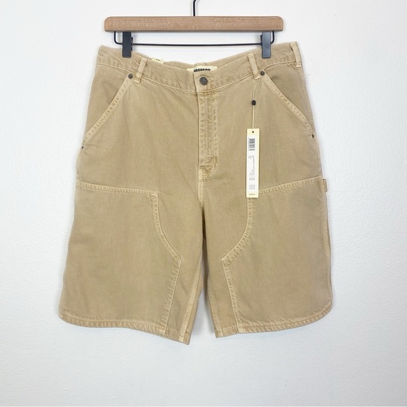 Woodbird WBDizzon Carpenter Shorts in Sand - Picture 2 of 6